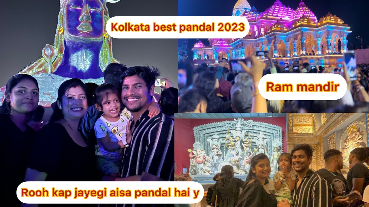 Kolkata best pandal 2023 ❤️||bhole baba k is pandal ko dekh apke rongte khade ho jayenge👀