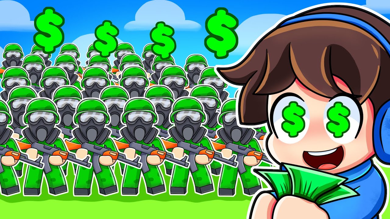 Koupil jsem 999,999,999 VOJÁKŮ v Robloxu!