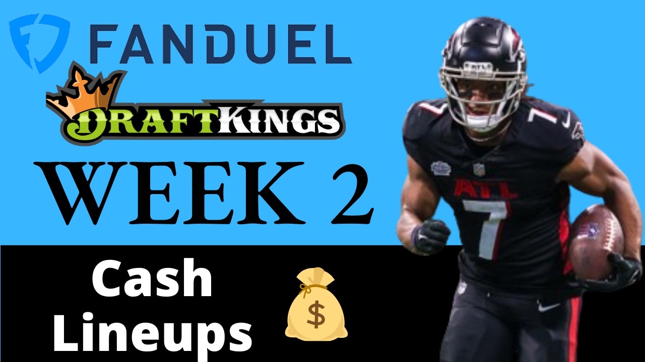 NFL DFS: выбор игроков для кэш-игр на 2-ю неделю | Составы для DraftKings и FanDuel (2026)