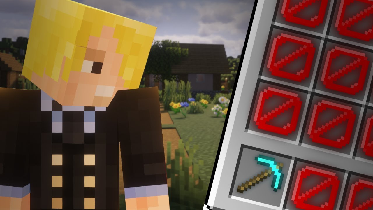 Minecraft, but I've only got one inventory slot