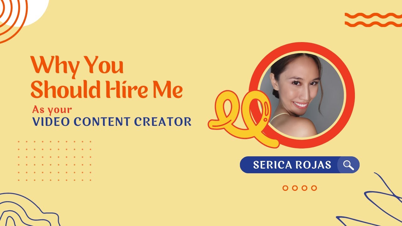 Serica Rojas Video Resume