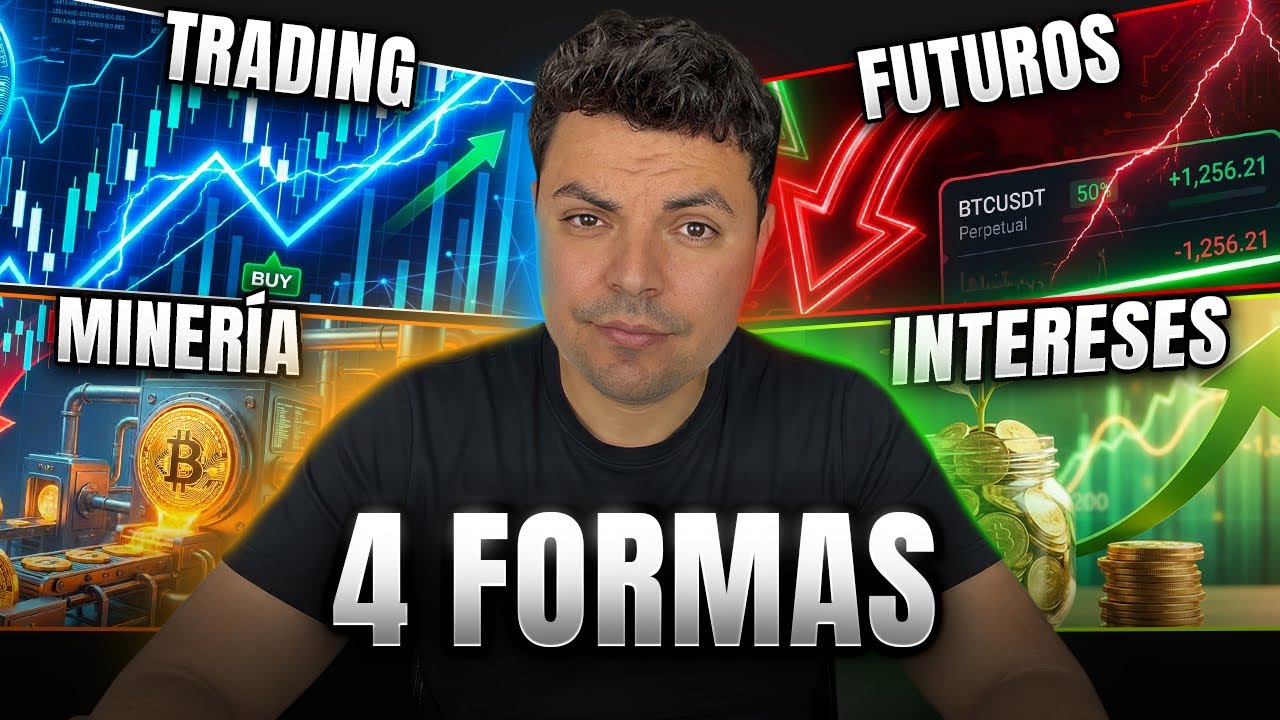 C&oacute;mo Ganar Dinero con Criptomonedas (4 Formas Reales en 2026)
