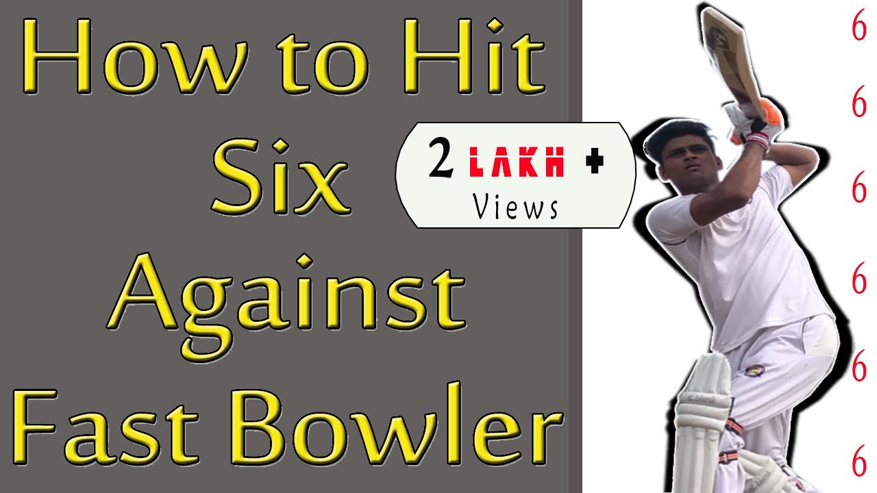 How to Hit Sixes Against Fast Bowlers | How to Face Fast Bowlers | CricketBio