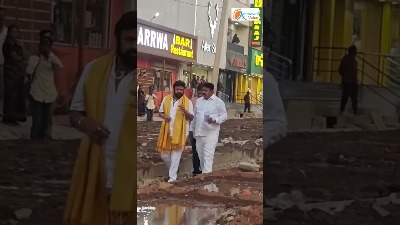 హిందూపురంలో బాలయ్య పర్యటన.. ప్రతి వీధి తిరుగుతూ పనులు పరిశీలన...