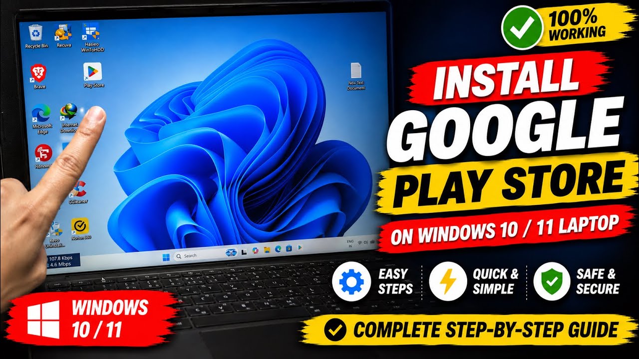 Install Google Play Store on Any Laptop in 2026 | How to Run Android Apps on Laptop