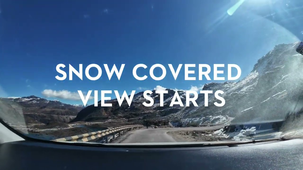 Tawang Bomdila (Indo-China border) Sela Tunnel POV Drive