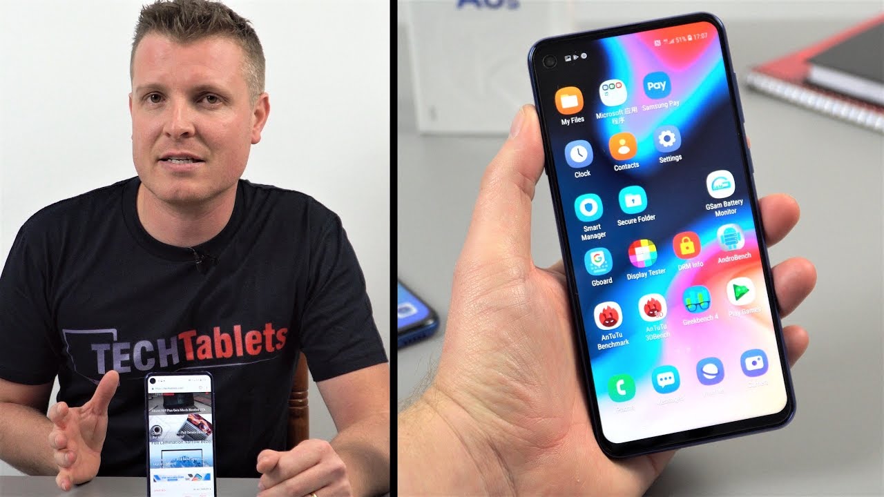 Samsung Galaxy A8S 2019 Review & Unboxing (English)