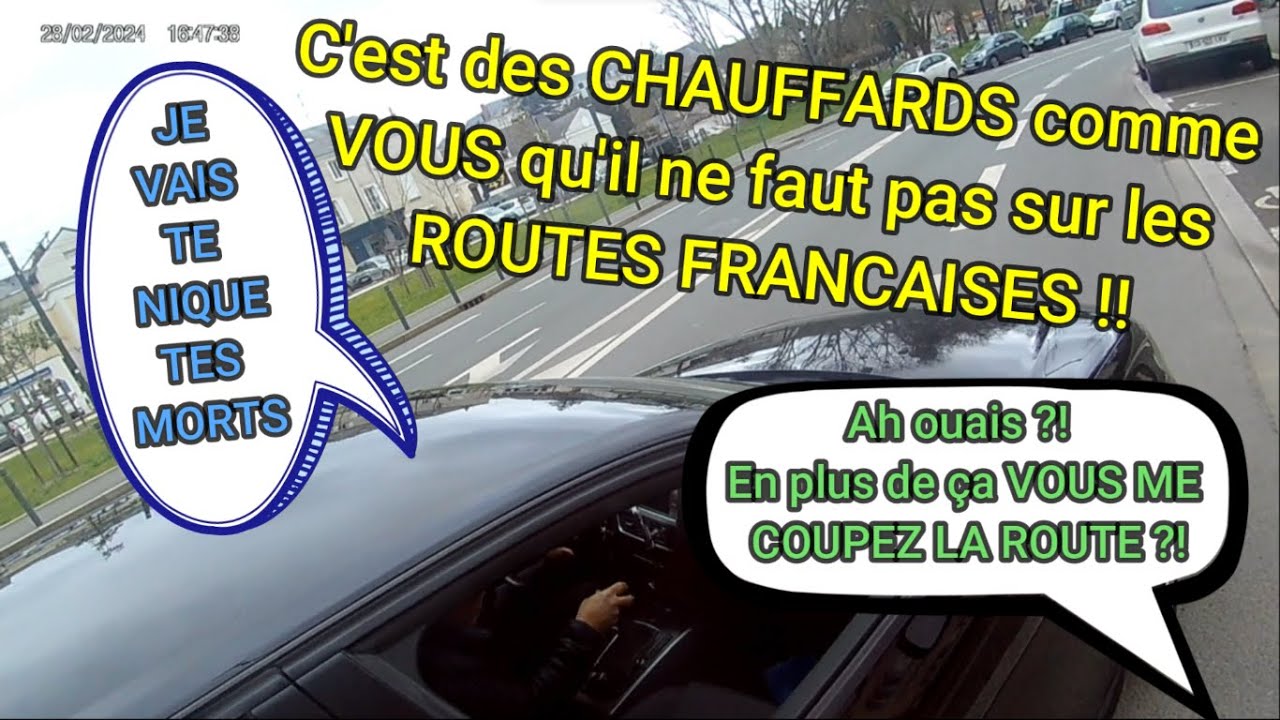 il s'énerve le Sale CHAUFFARD en AUDI ?! 🤬😏😂