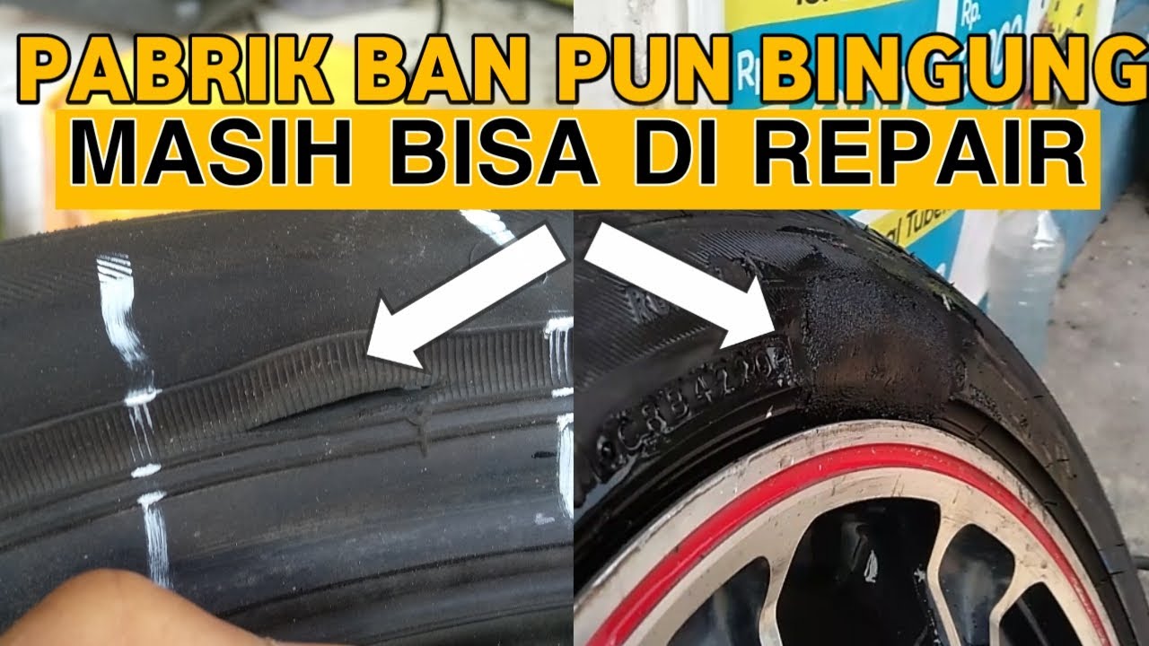Repair Ban mobil sobek Dekat bibir pelek ❗Cara di Tambal tip top - Garasi ban Bekasi