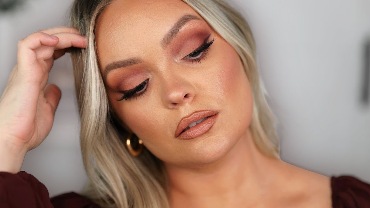 90s GLAM CUT CREASE FALL BURGUNDY MAKEUP TUTORIAL - Hacks, Tips & Tricks for Beginners!