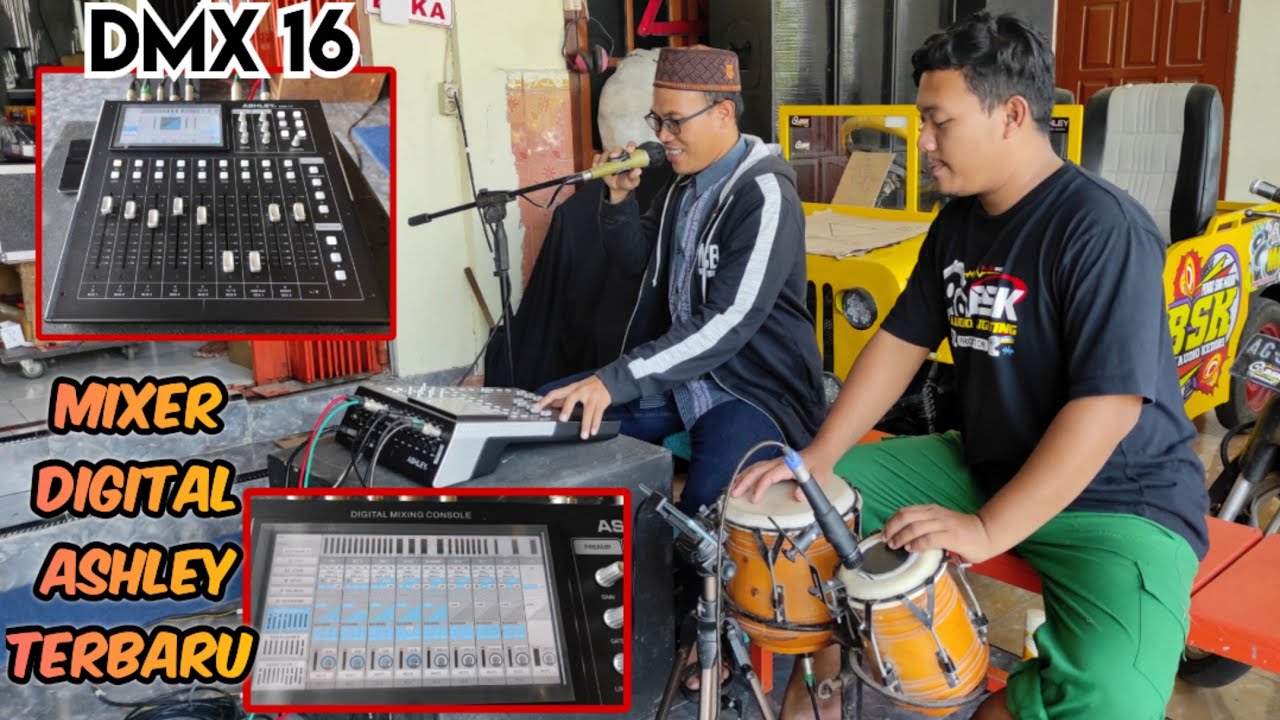TEST MIXING KENDANG // MIXER DIGITAL ASHLEY DMX 16