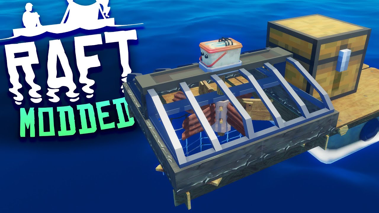 AUTOMATED GARBAGE COLLECTION! Raft Modded Episode 4