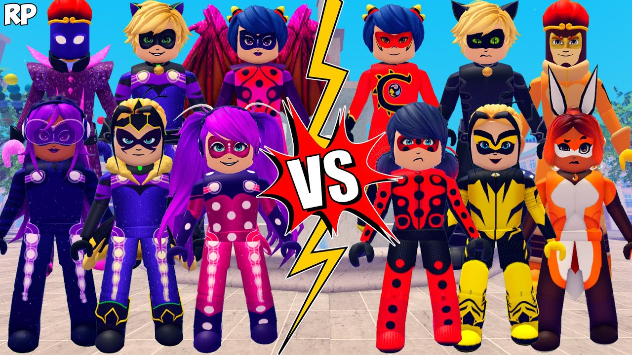 UBIQUITY VS ORIGINAL TRANSFORMATION (COMPARISON) NO MIRACULOUS RP - MIRACULOUS ROBLOX!