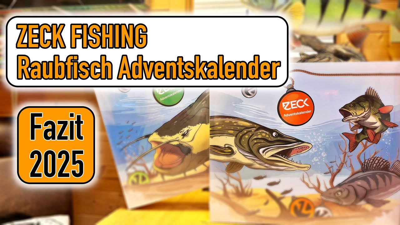 Wieder absolut Empfehlenswert! Fazit Zeck Fishing Adventskalender 2025 Unboxing Raubfisch