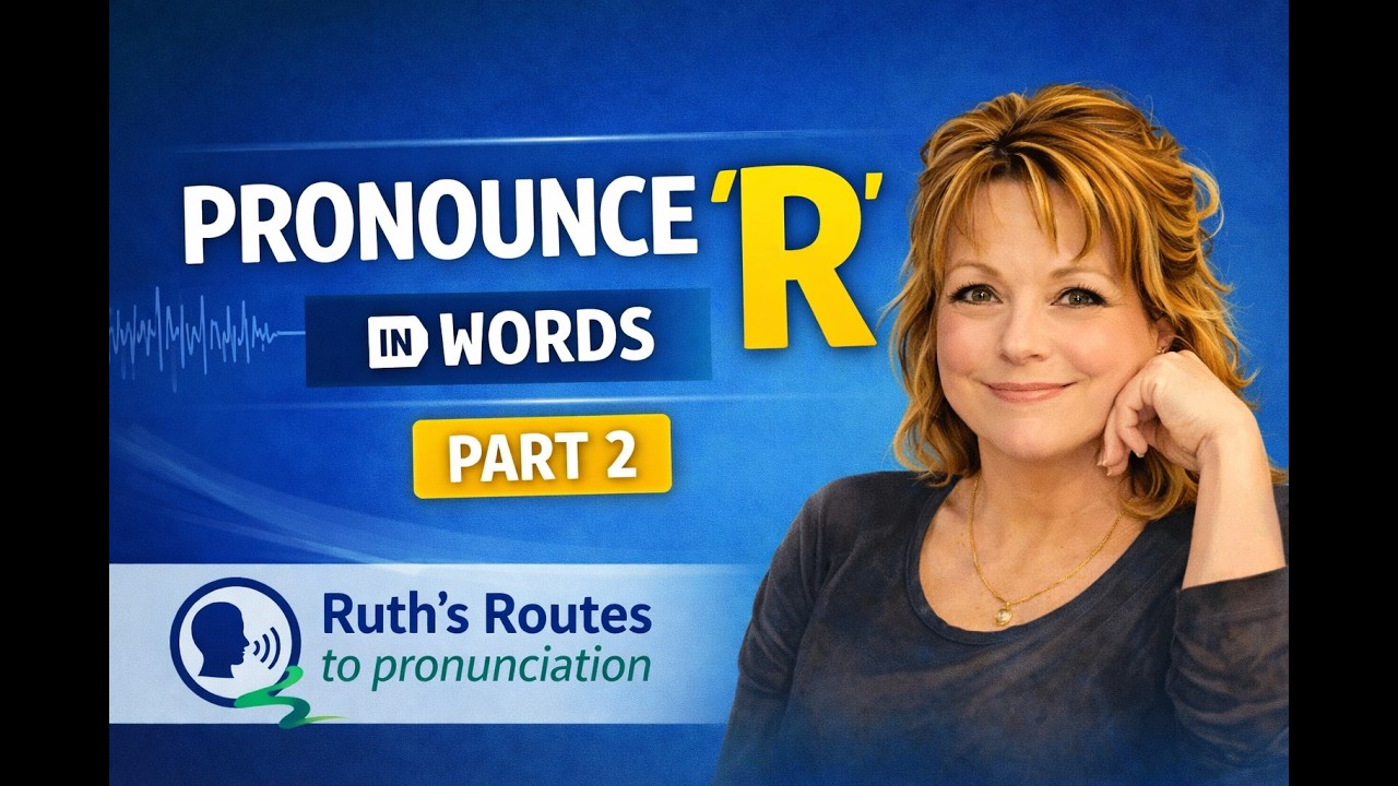 Say R in words with Ruth | Get confident saying your new R sound in words | Part 2 in the R Series.