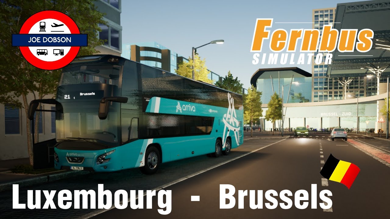 Fernbus Coach Simulator | Первый взгляд на бельгийское DLC | VDL Futura FDD2 | Arriva