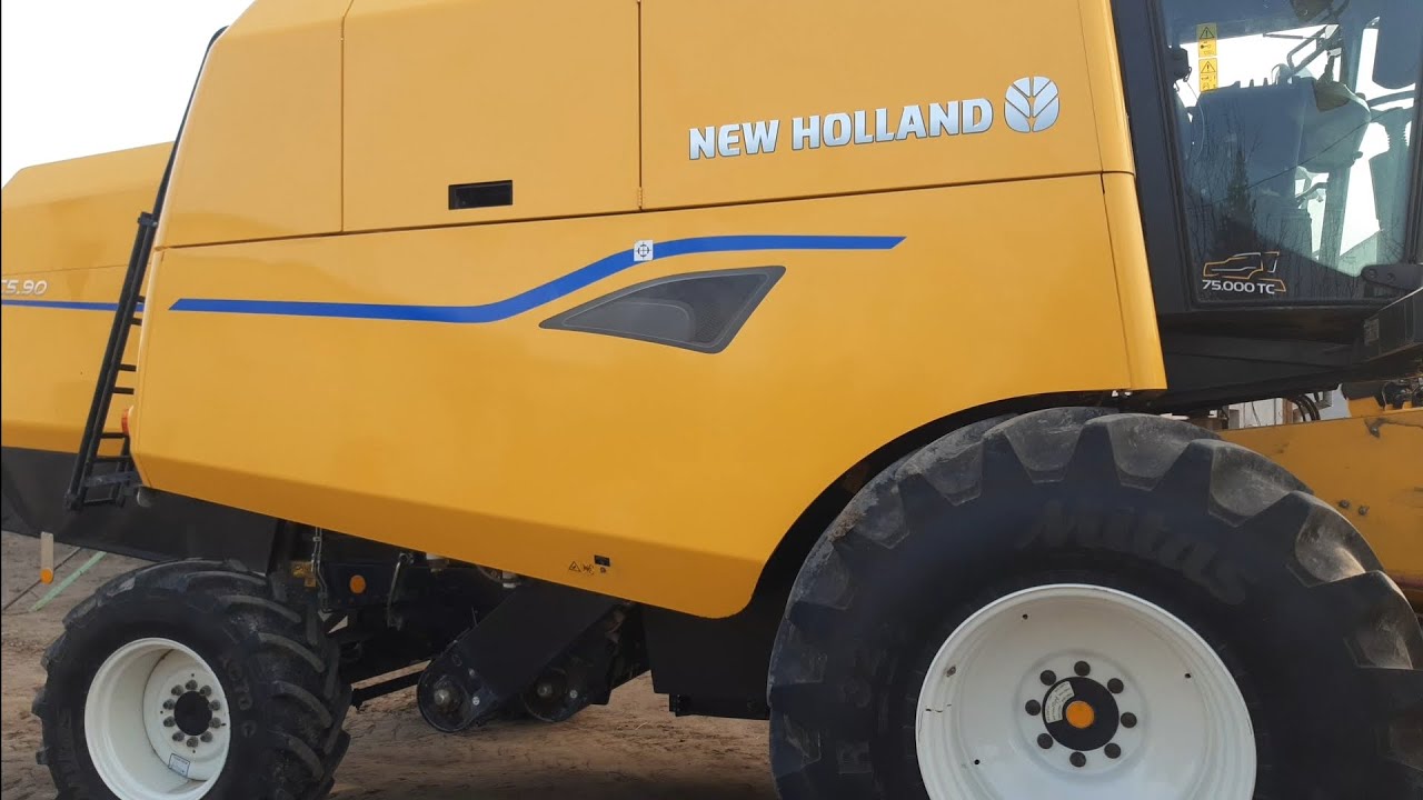New Holland Combine in Action 🚜 | New Holland Kombayn MAVSUMGA TAYORGALIK.
