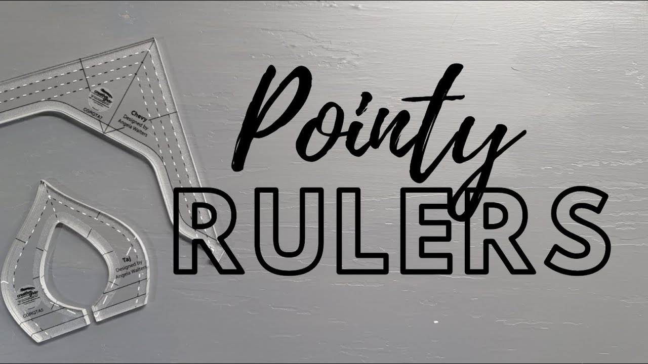Machine Quilting Border Designs and Motifs with Pointy Rulers