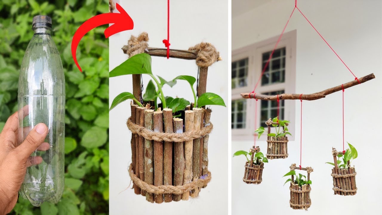 How to make amazing indoor hanging fairy pot at home | Indoor hanging pot | DIY hanging planters