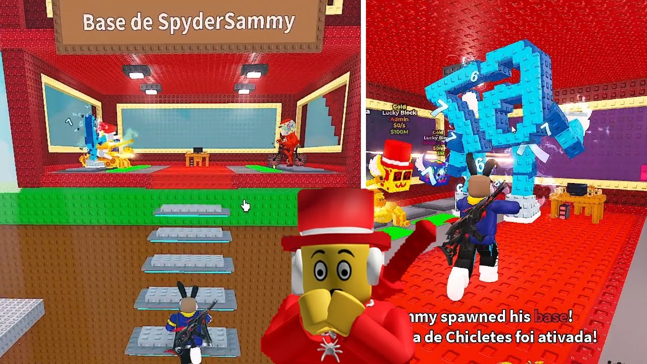 NAO ACREDITO !! SAMMY SPAWNOU A BASE DELE COM O 67 E A CHICLETEIRA BICICLETEIRAA!