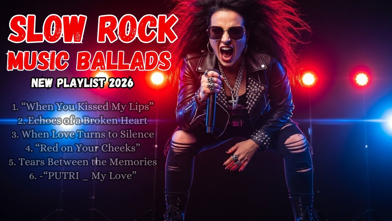 Slow Rock Live 🎸 Relaxing Rock Ballads for Late Night & Chill Vibes