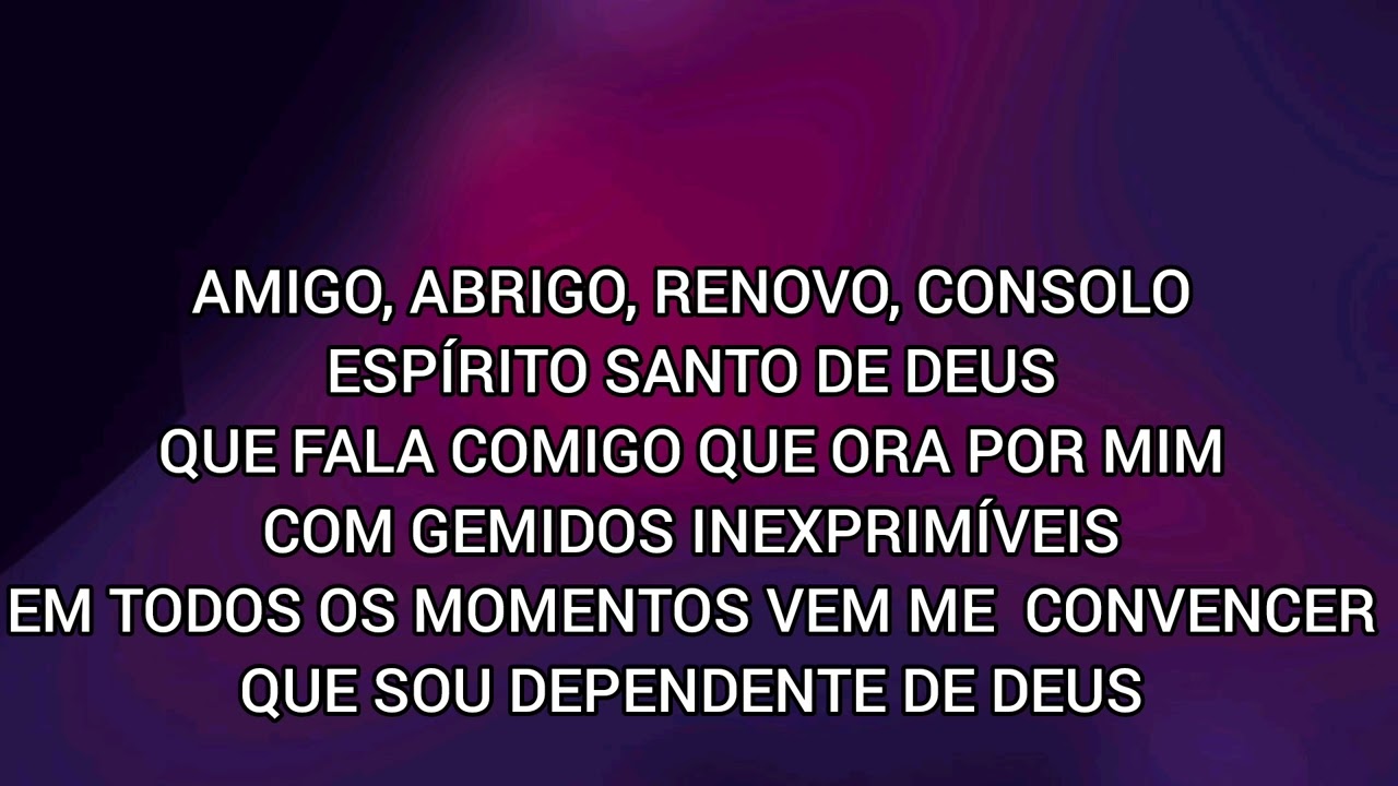 Amigo Espírito Santo - Anna Clara Rocha - Playback.