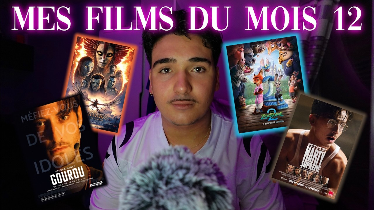 ASMR MES FILMS DU MOIS #12