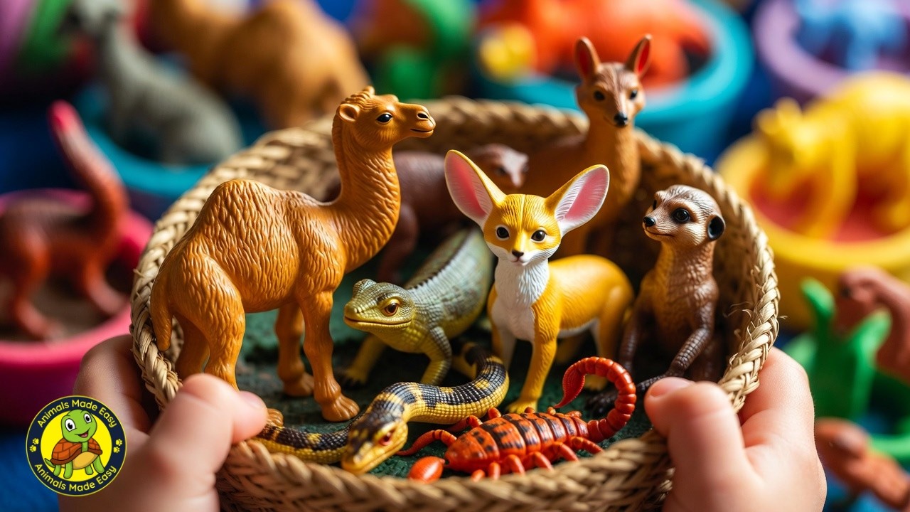 Desert Animals for Kids | Learn Desert Animals | Animals Made Easy