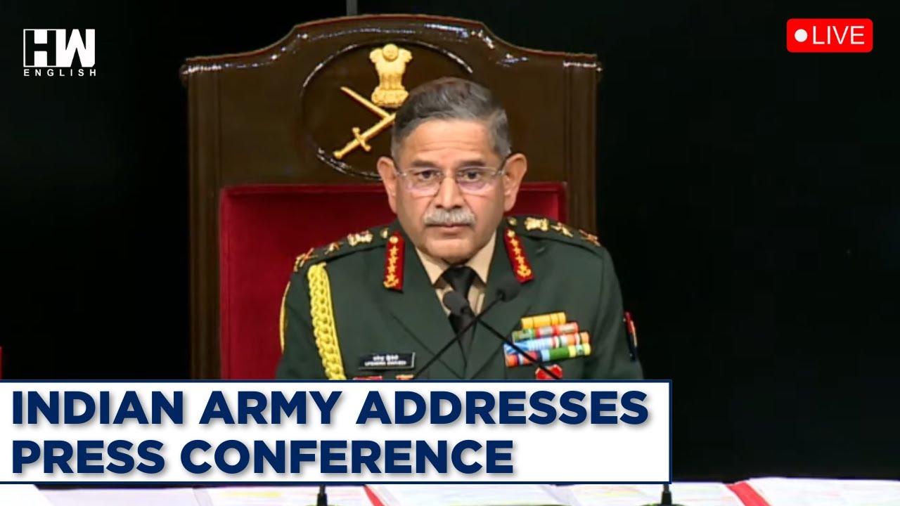 INDIAN ARMY LIVE | ANNUAL PRESS CONFERENCE | General Upendra Dwivedi