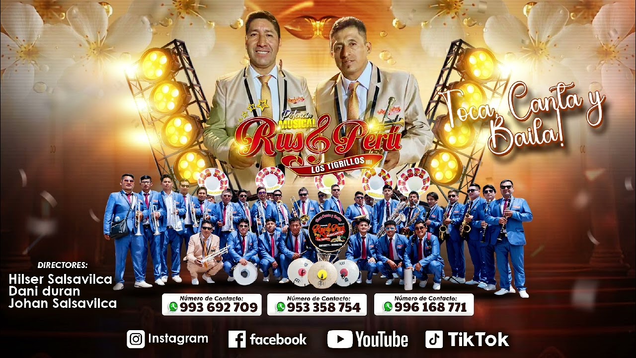 Banda Potencia Musical🐯 RussPeru- Los Tigrillos🐯 - Mix Tunantada 
