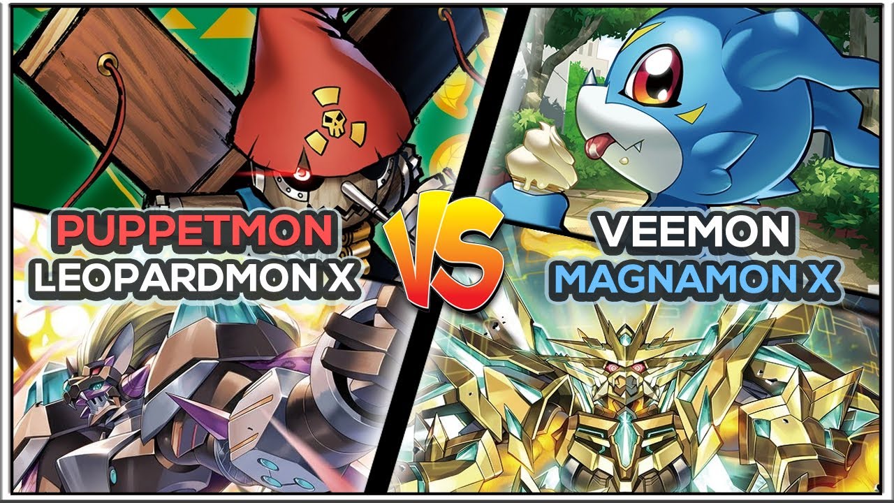 Leopardmon X w/ Puppetmon vs Magnamon X  • BT21 Gameplay + Decklist | DCGO | Digimon TCG