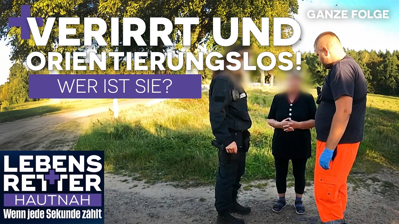 PSYCHIATRIE-ALARM! Verwirrte Frau allein auf der Stra&szlig;e gefunden! | Lebensretter hautnah