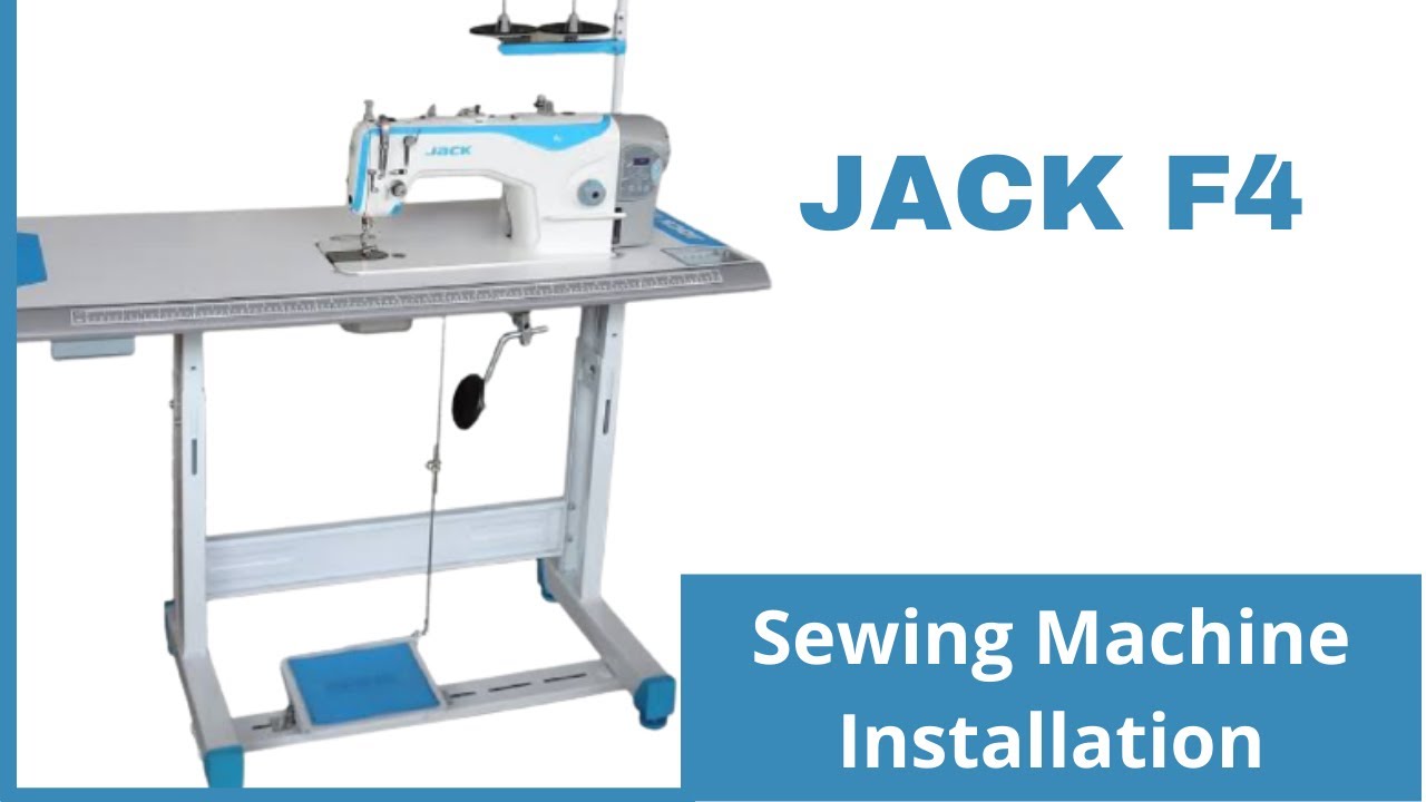 JACK F4 Sewing Machine Installation | JACK F4 ഇൻസ്റ്റാളെഷൻ | Complete Setting