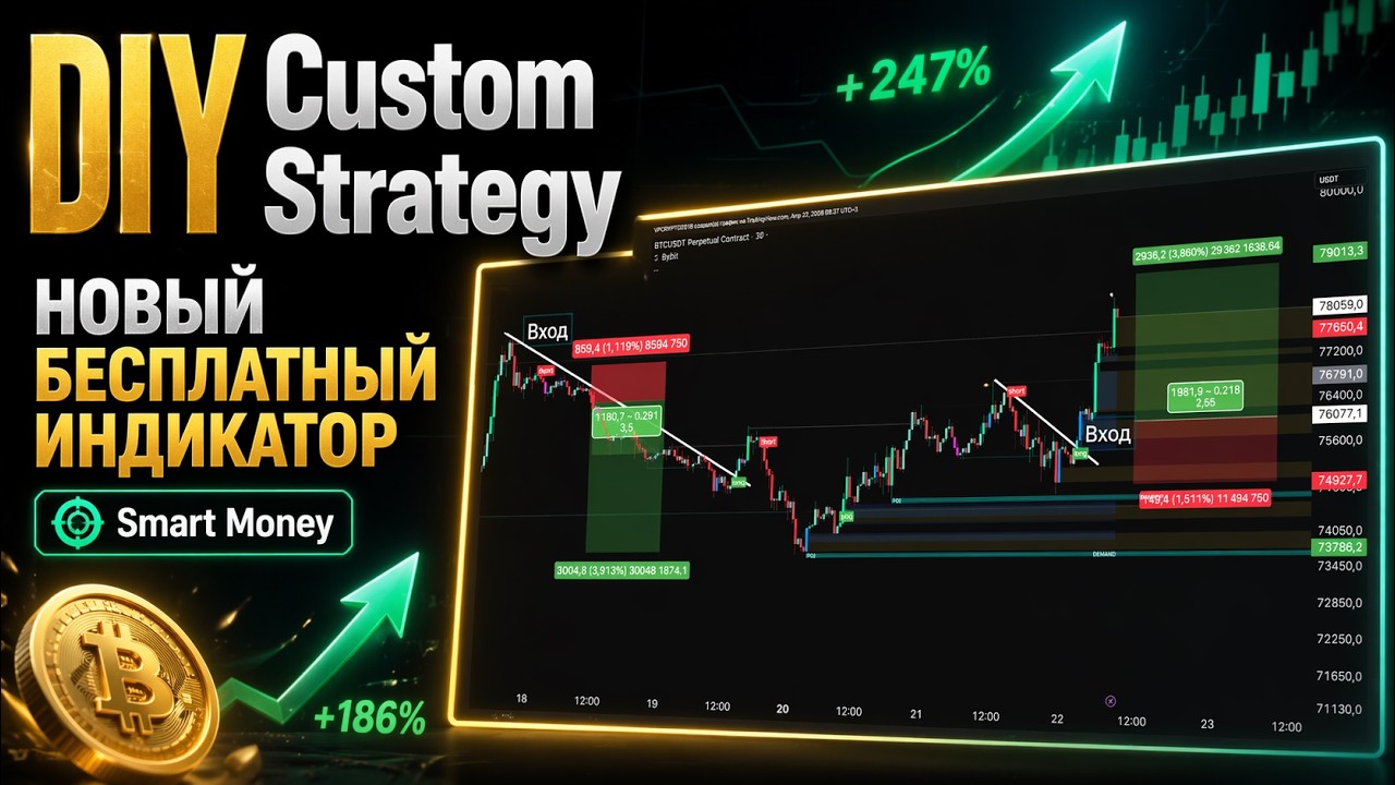 ⚪️ Мощный Smart Money индикатор бесплатно | DIY Custom Strategy