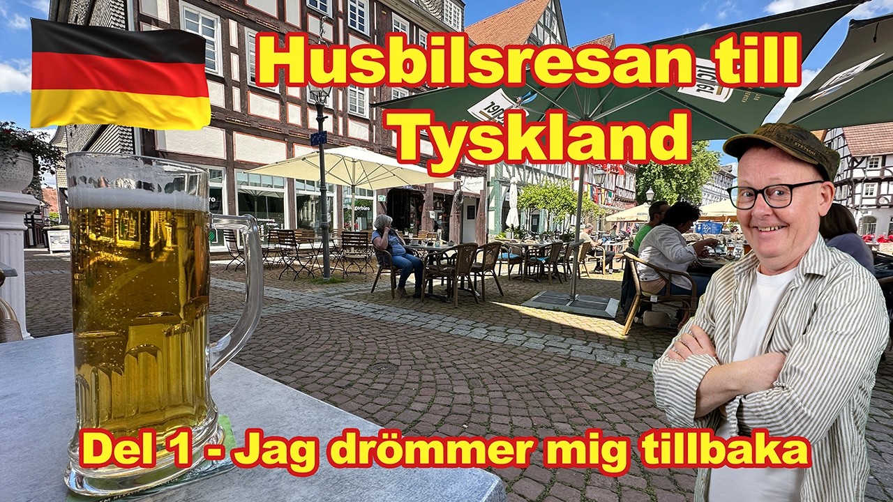 Husbilsresan till Tyskland 2024 - Del 1. Vi åker till Moseldalen