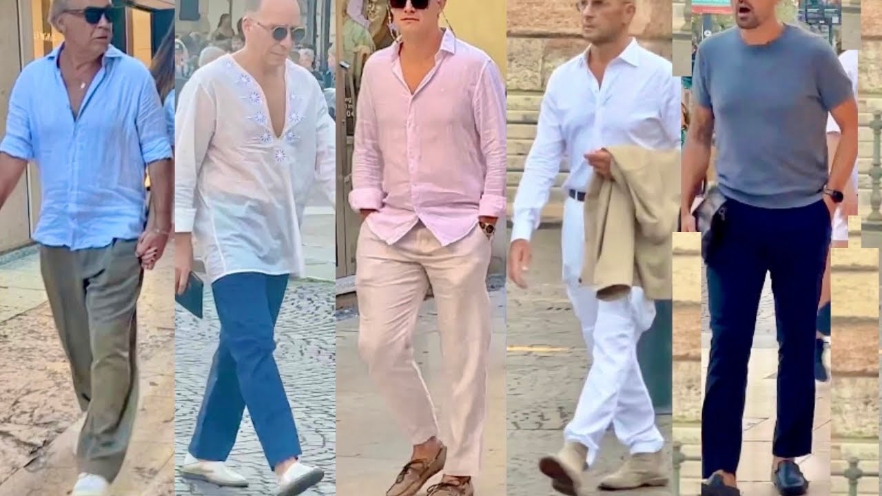 ☀️Italian Men&rsquo;s Style Secrets 🇮🇹 Street Fashion 2026 & Summer Outfits for Elegant Men #gqkorea 