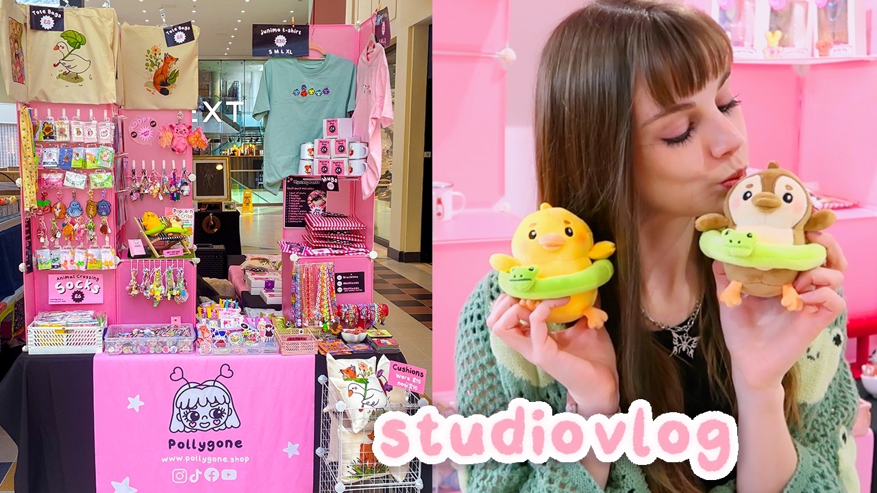 Я создала своих самых милых плюшевых игрушек… Запускаю их на Kickstarter 👀✨ | Видеоблог из студии...