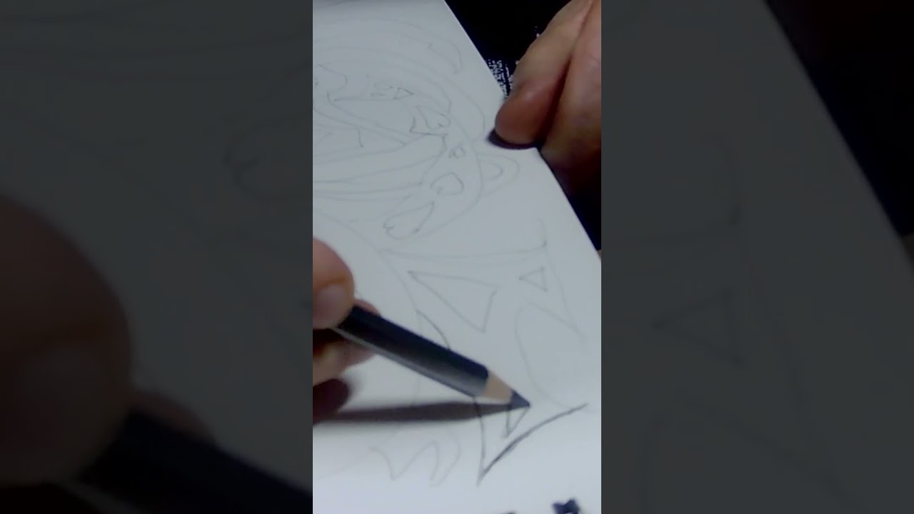 This abstract drawing gets wild 🔥 