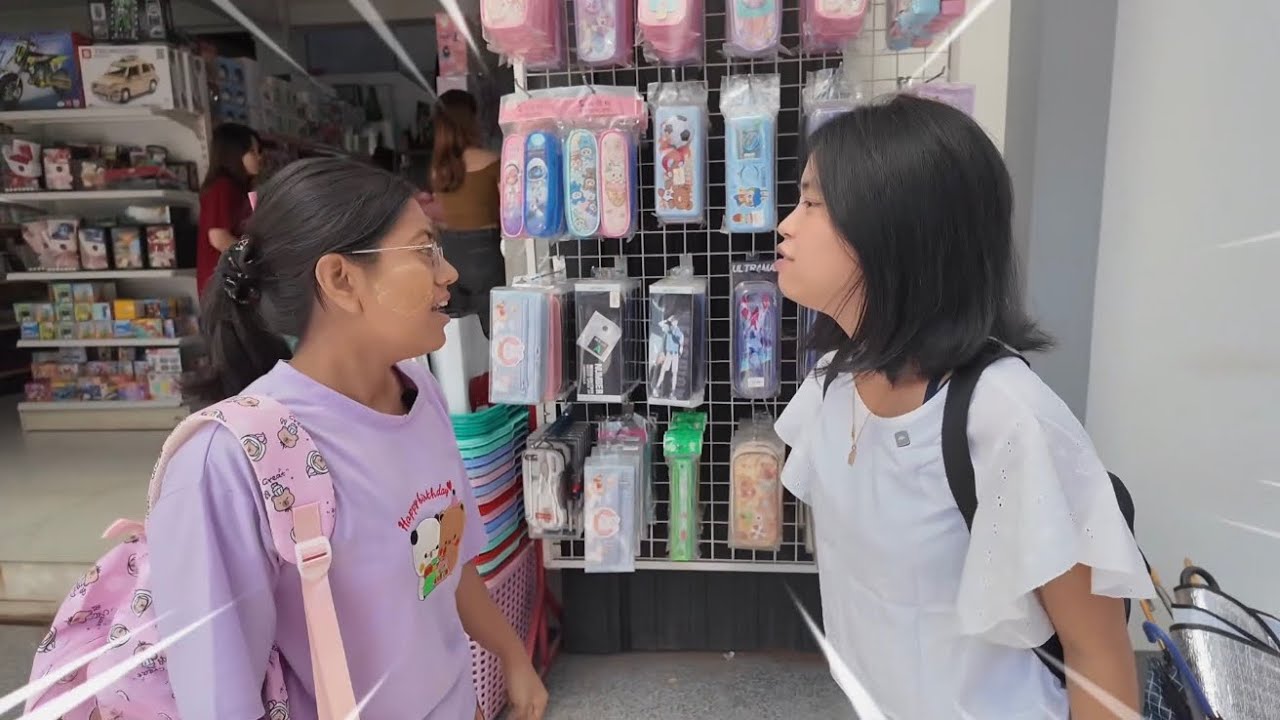 Pencil Case နဲ့ ဖို့ပစ်မယ်🥰😅