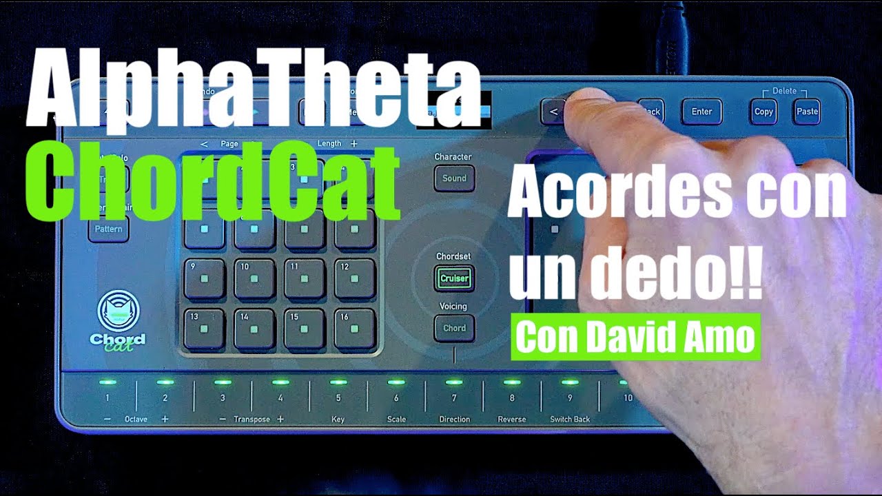 AlphaTheta ChordCat y Ableton Live: truco definitivo, componer sin saber acordes. Review en español.