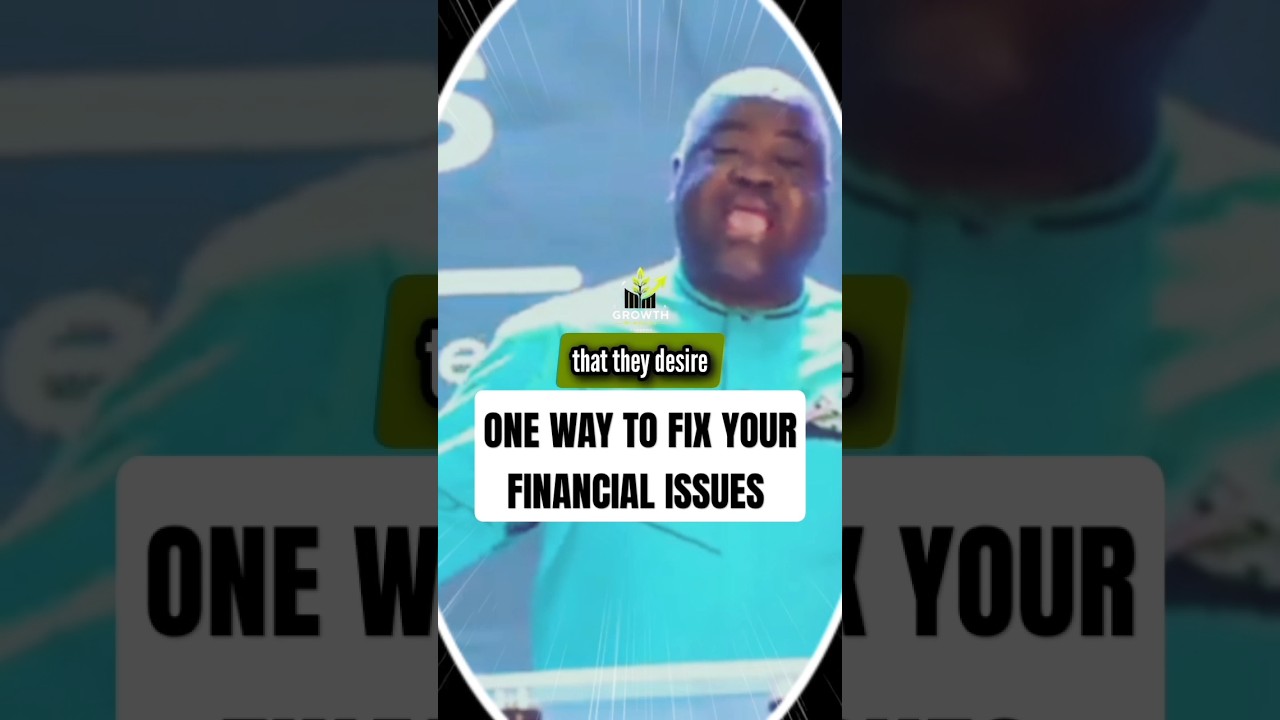 HOW TO FIX YOUR FINANCIAL ISSUES DR OLUMIDE EMMANUEL