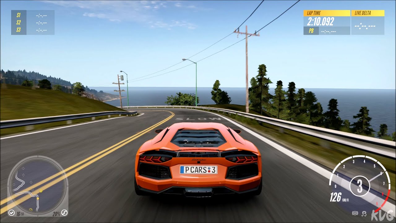 Project CARS 3 - Lamborghini Aventador 2016 - Gameplay (PS4 HD) [1080p60FPS]