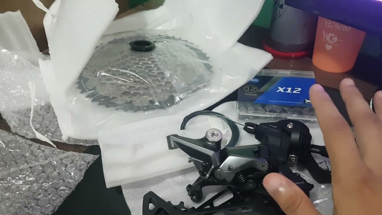 Kit Shimano Deore 12V M6100 da Aliexpress - Unboxing
