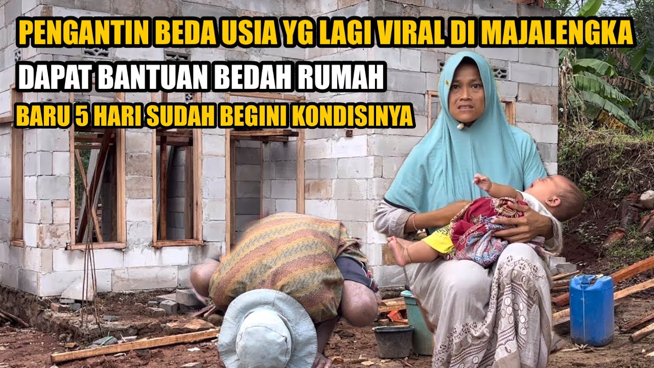 REVIEW BEDAH RUMAH PASANGAN PENGANTIN BEDA USIA RATNA DAN PAK KUSNADI YANG TINGGAL DI TENGAH HUTAN