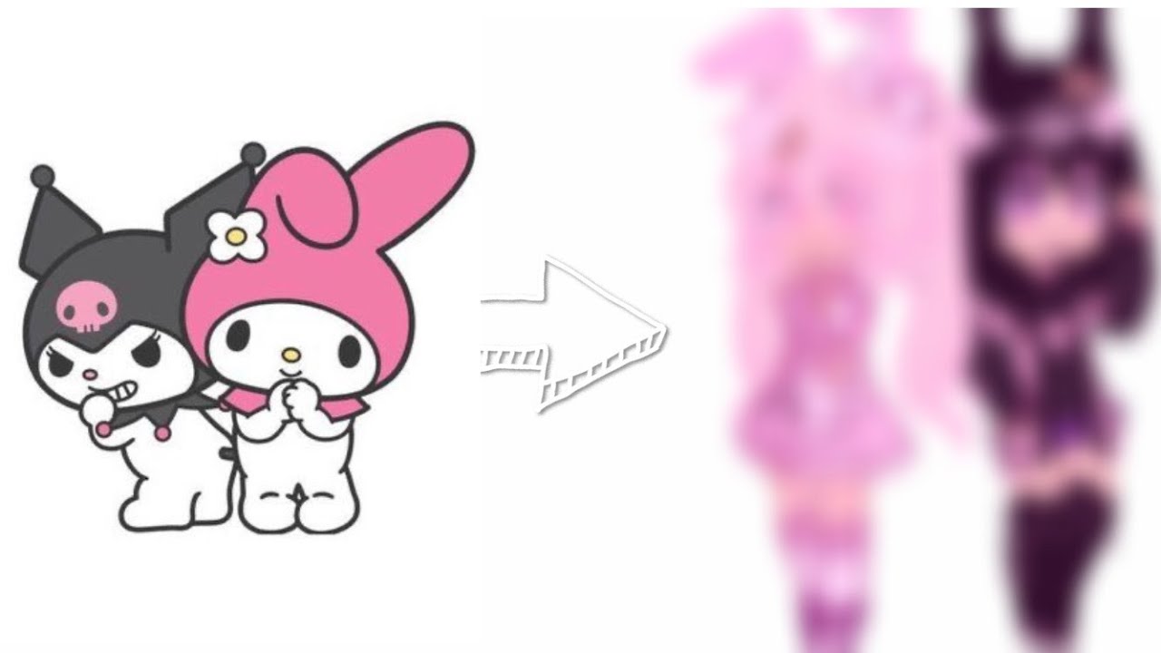 Making My Melody & Kuromi in Gacha❤️