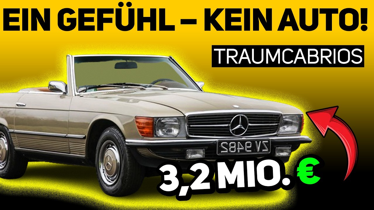 10 LEGENDÄRE Deutsche Cabrios der 70er – Ein Gefühl das STIRBT!