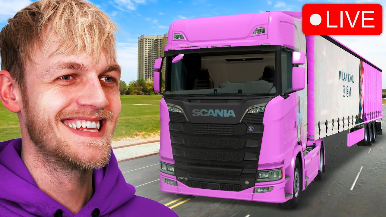LIVE 🔴 Milan speelt Euro Truck Simulator 2!
