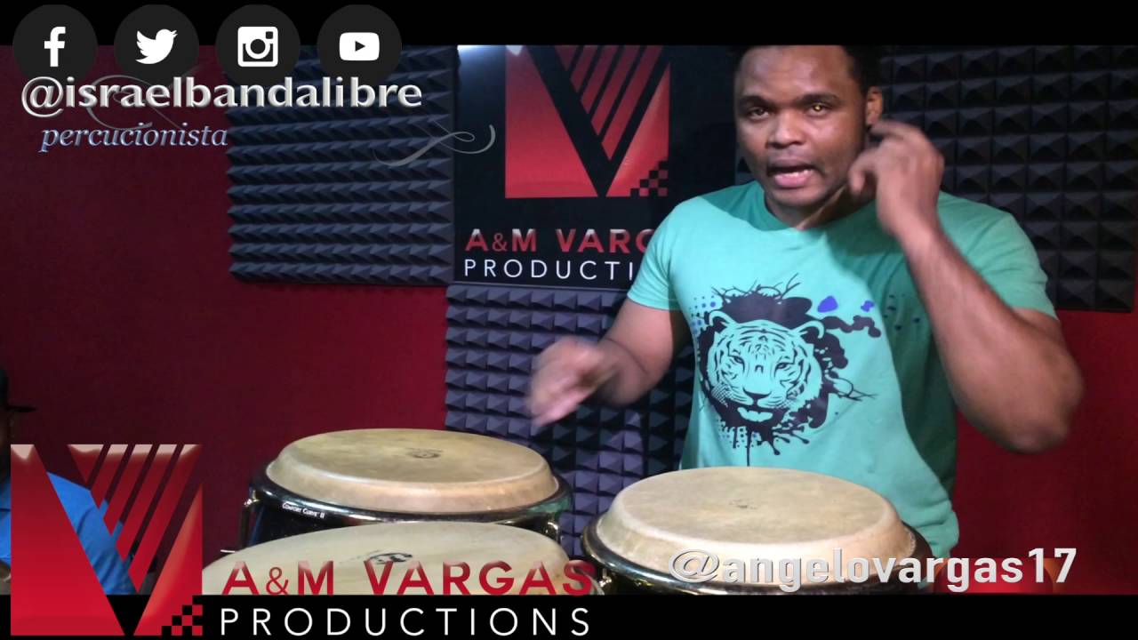 CLASES DE CONGAS MERENGUE TIPICO LECCION 2 CON EL EL MAESTRO ISRAEL FRIAS Y MICHAEL TAMBORA