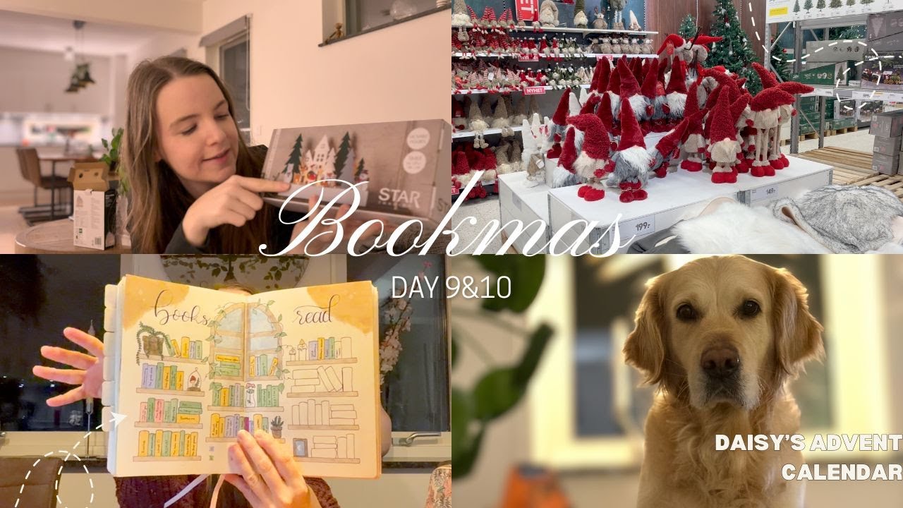 Reading journal update, Christmas shopping & Daisy’s advent calendar | bookmas day 9&10🎄