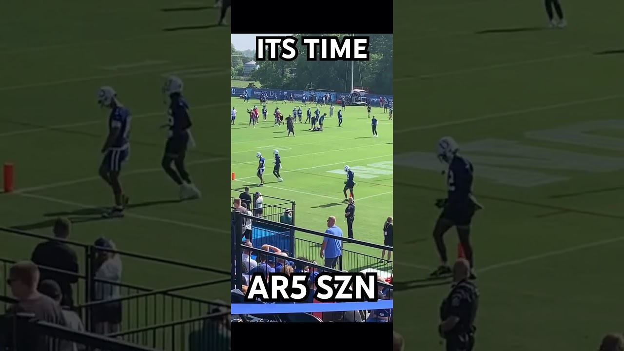 Anthony Richardson Throwing TDs in Indianapolis Colts Training Camp- 2023 NFL Season